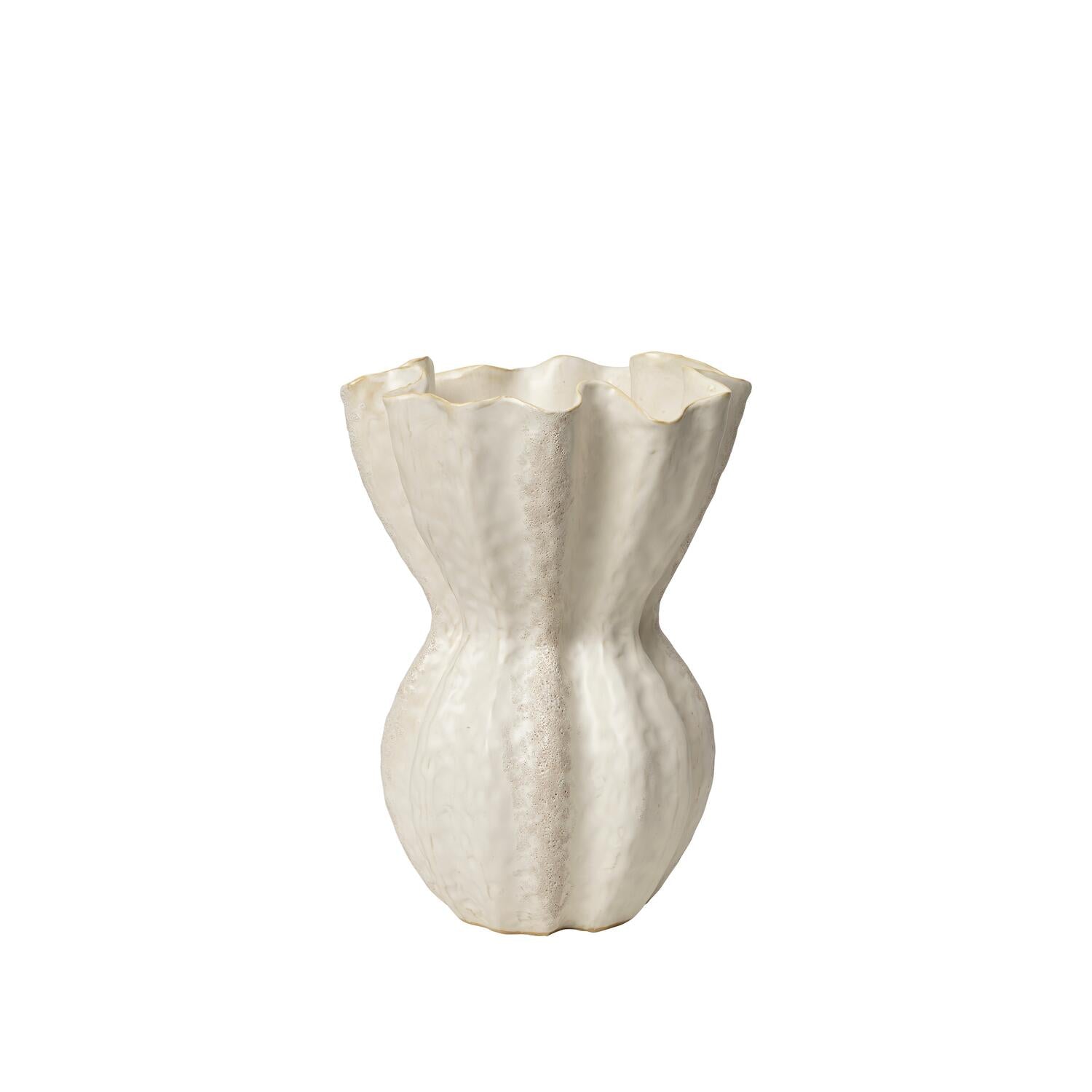 Cori Vase, L - Cream